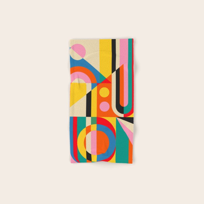 Colorful Geometrics Bath Towel Gallery Image 1