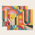 Colorful Geometrics Placemat Gallery Image 1