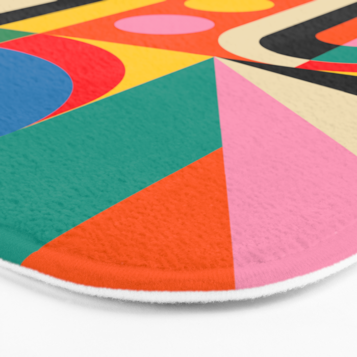 Colorful Geometrics Bath Mat Gallery Image 3