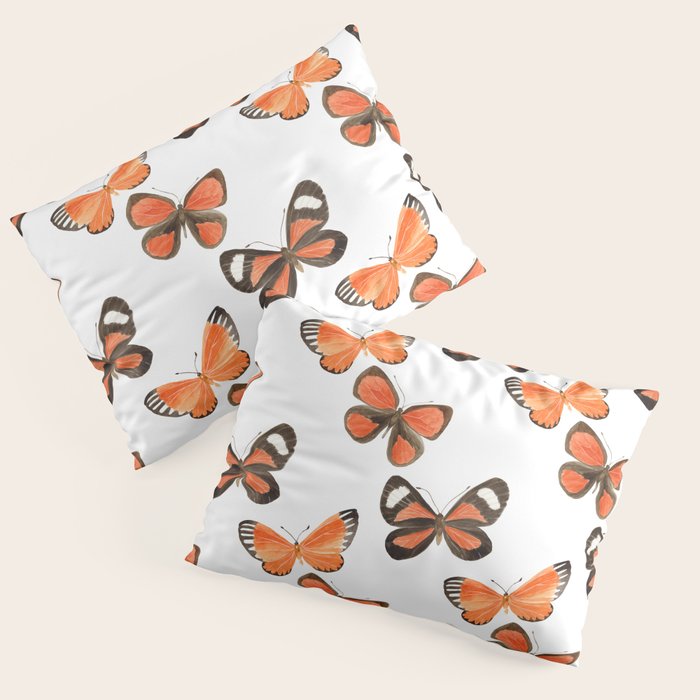 Orange Butterflies Pillow Sham Gallery Image 3