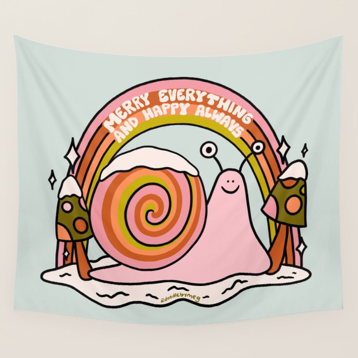 Merry Everything Wall Tapestry Gallery Image 4