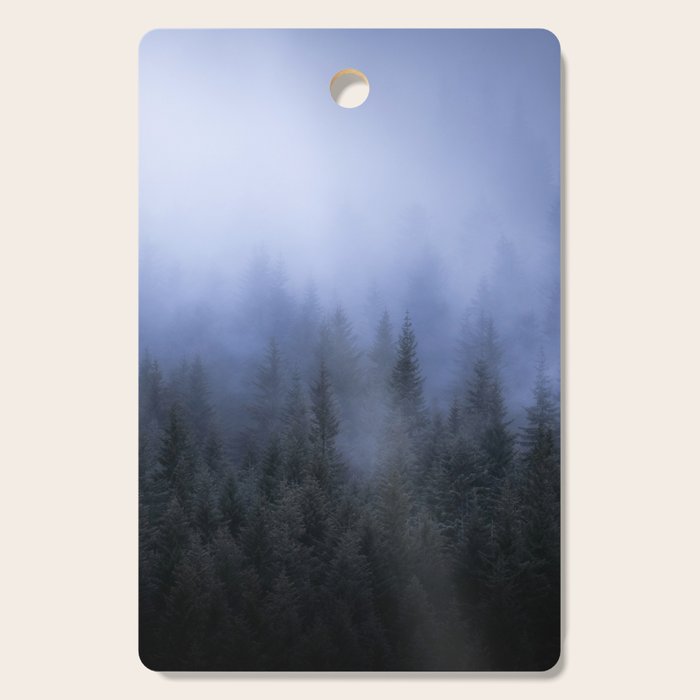 Foggy Forest Cutting Board Gallery Image 1
