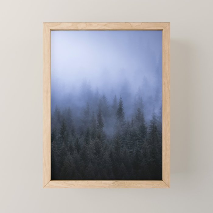 Foggy Forest Mini Art Print Gallery Image 1