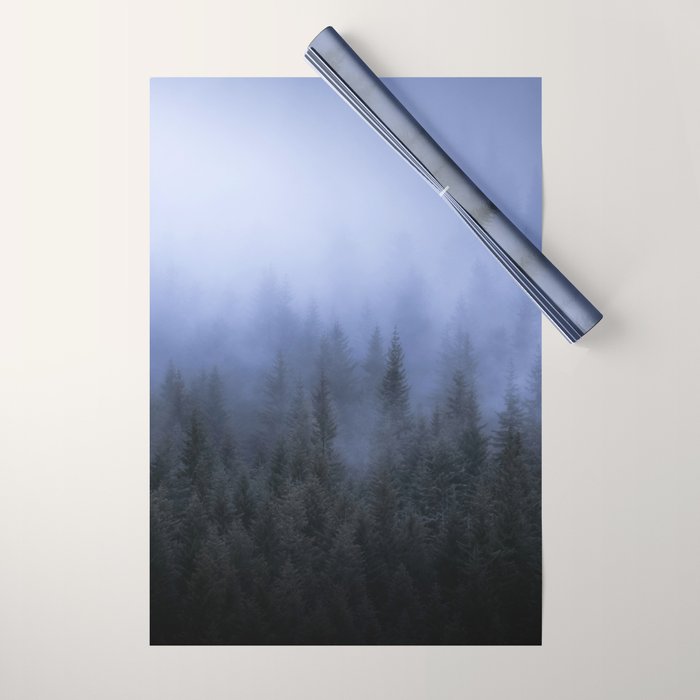 Foggy Forest Wrapping Paper Gallery Image 1
