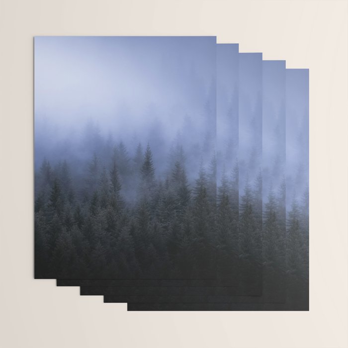Foggy Forest Wrapping Paper Gallery Image 3