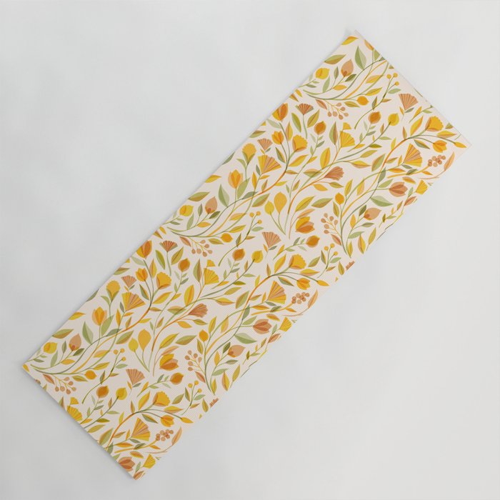 My Heart Blooms {Wilderness} Wild Flowers Yoga Mat Gallery Image 1