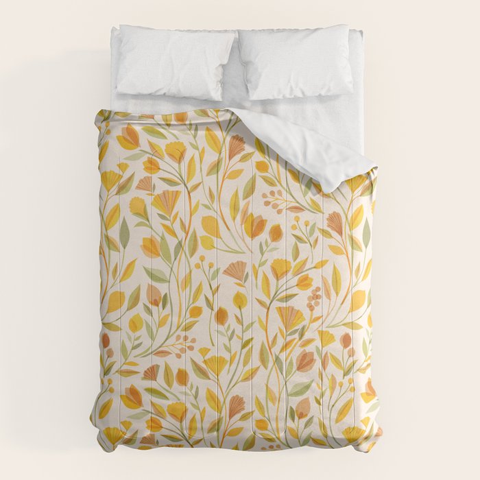 My Heart Blooms {Wilderness} Wild Flowers Comforter Gallery Image 6