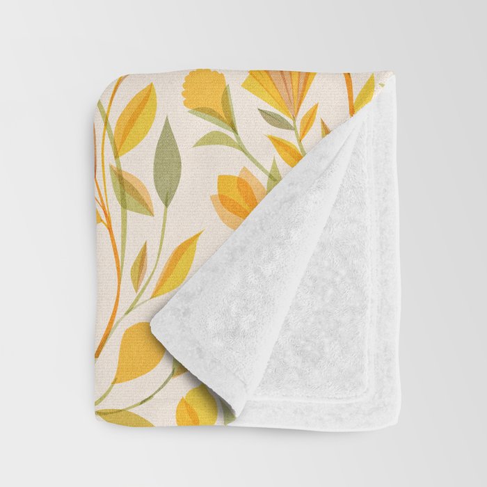 My Heart Blooms {Wilderness} Wild Flowers Throw Blanket Gallery Image 3