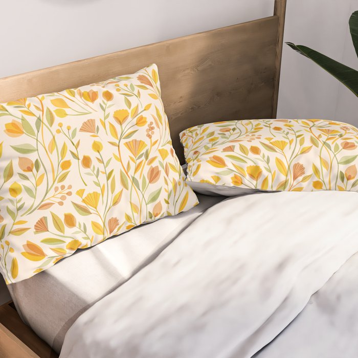 My Heart Blooms {Wilderness} Wild Flowers Pillow Sham Gallery Image 2