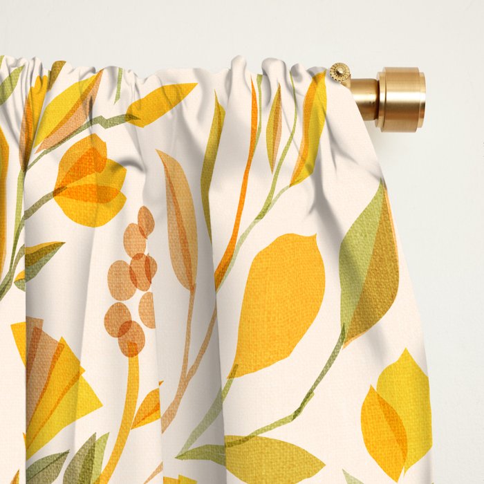 My Heart Blooms {Wilderness} Wild Flowers Window Curtain Gallery Image 2