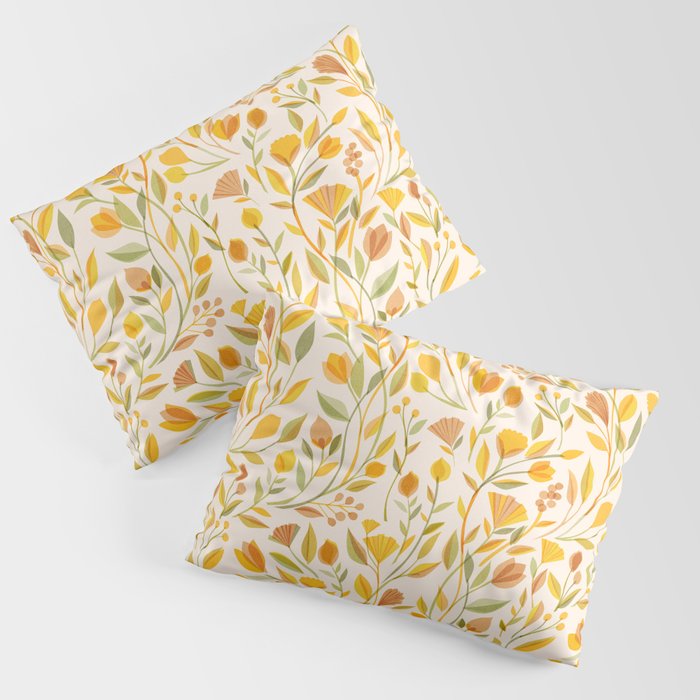 My Heart Blooms {Wilderness} Wild Flowers Pillow Sham Gallery Image 1