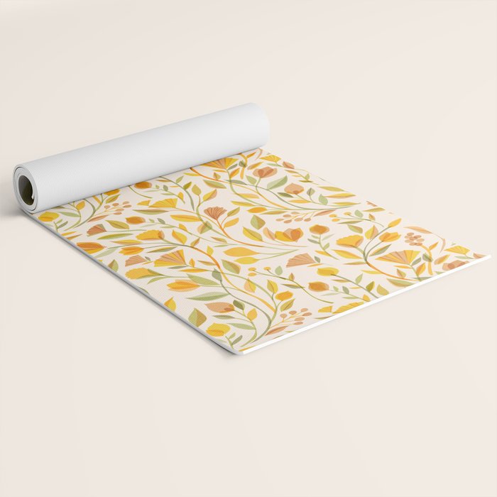 My Heart Blooms {Wilderness} Wild Flowers Yoga Mat Gallery Image 2