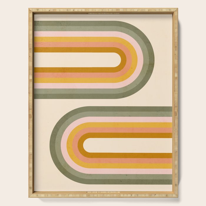 Double Spring Rainbow Serving Tray Gallery Image 1