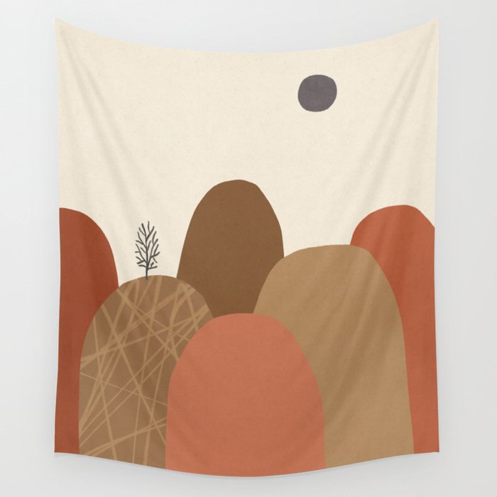 Mountains #1 Wall Tapestry Gallery Image 4