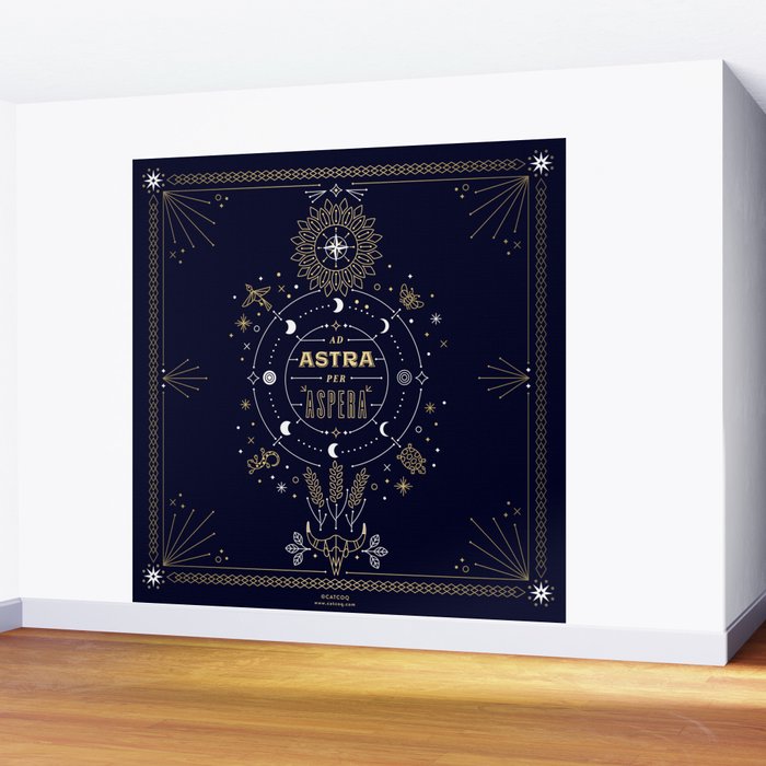 Ad Astra Per Aspera Wall Mural Gallery Image 2