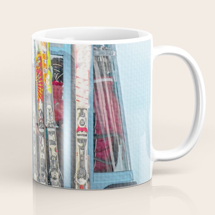 Colorful Ski Lift Coffee Mug Gallery Image 1
