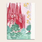 Sagrada familia- Landscape hand-painted Illustration Notebook Gallery Image 4