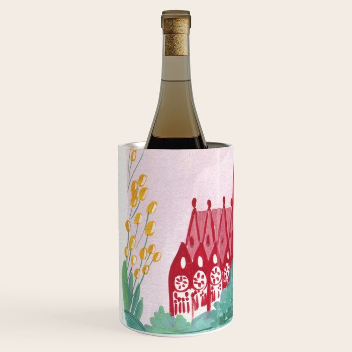 Sagrada familia- Landscape hand-painted Illustration Wine Chiller Gallery Image 2