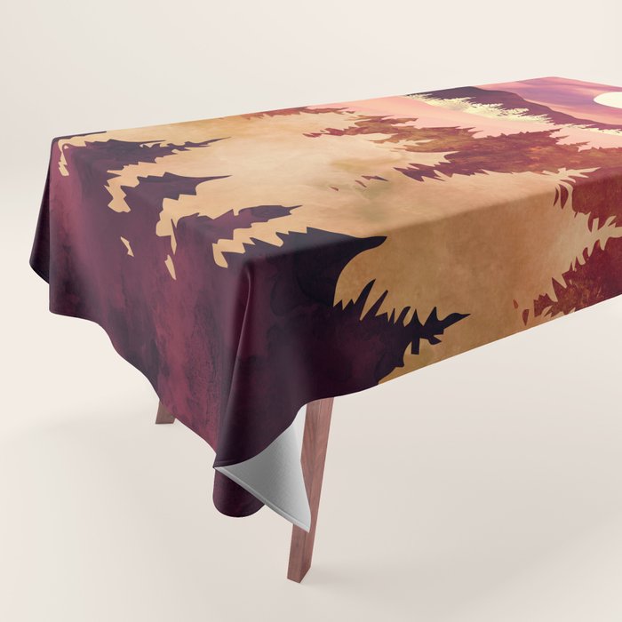 Autumn Sunset Tablecloth Gallery Image 1