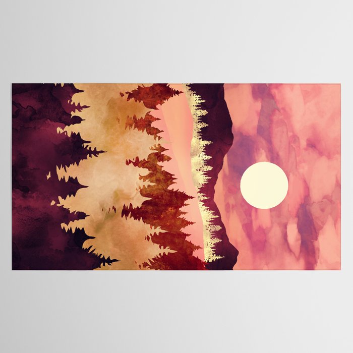 Autumn Sunset Tablecloth Gallery Image 2