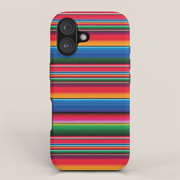Serape Saltillo Red iPhone Case Gallery Image 1