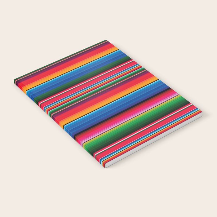 Serape Saltillo Red Notebook Gallery Image 2