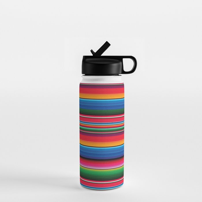 Serape Saltillo Red Water Bottle Gallery Image 1