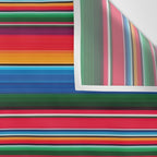 Serape Saltillo Red Wall Tapestry Gallery Image 3