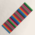 Serape Saltillo Red Yoga Mat Gallery Image 1