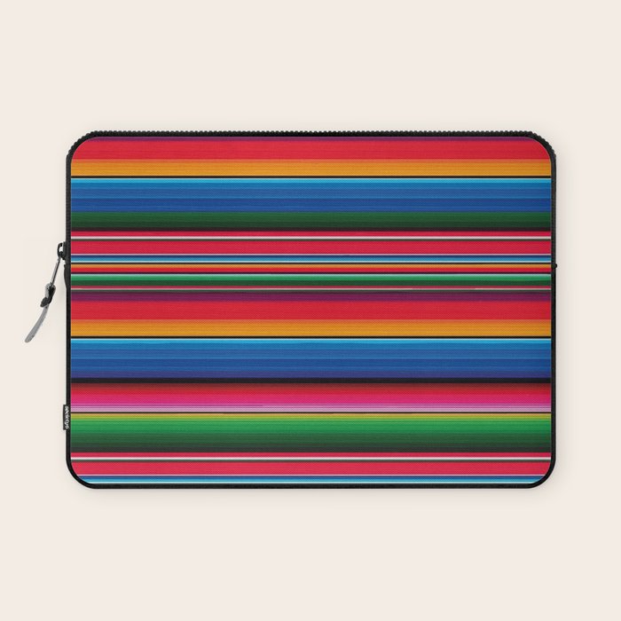 Serape Saltillo Red Laptop Sleeve Gallery Image 1