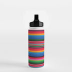Serape Saltillo Red Water Bottle Gallery Image 2