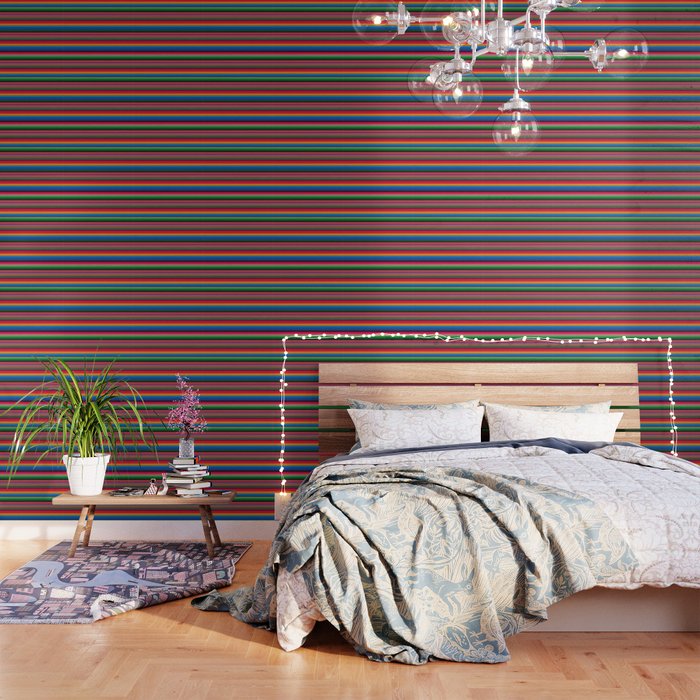 Serape Saltillo Red Wallpaper Gallery Image 3