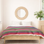 Serape Saltillo Red Duvet Cover Gallery Image 3