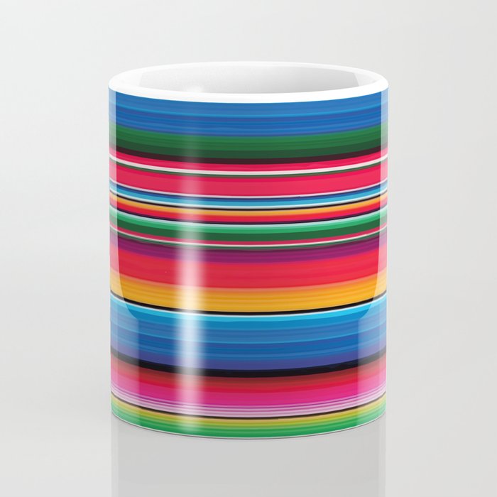 Serape Saltillo Red Coffee Mug Gallery Image 4