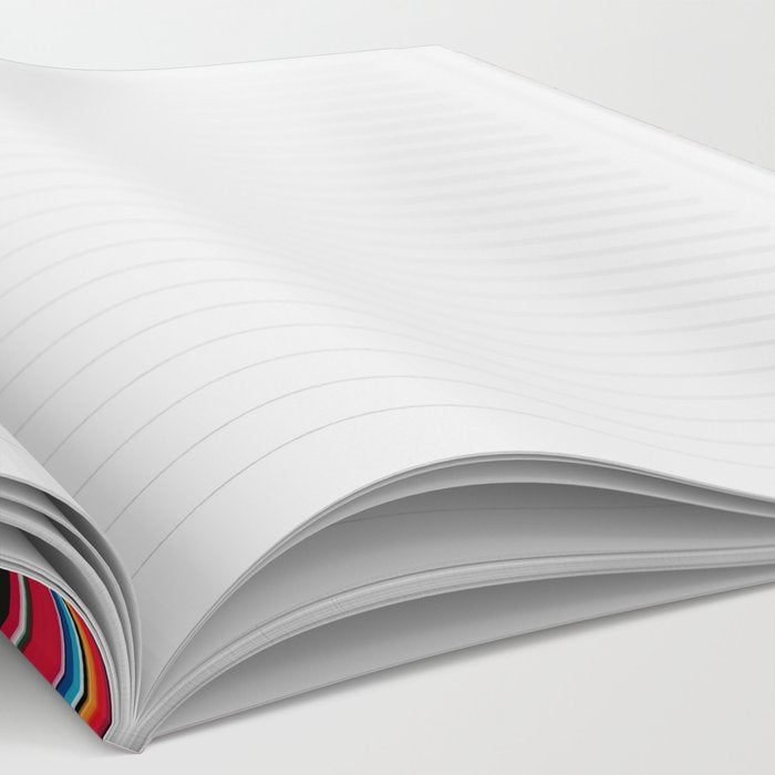 Serape Saltillo Red Notebook Gallery Image 2