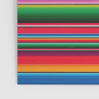 Serape Saltillo Red Poster Gallery Image 3
