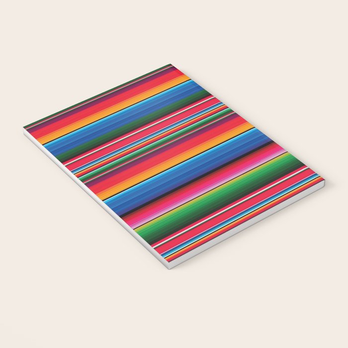 Serape Saltillo Red Notebook Gallery Image 3