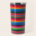 Serape Saltillo Red Travel Mug Gallery Image 1
