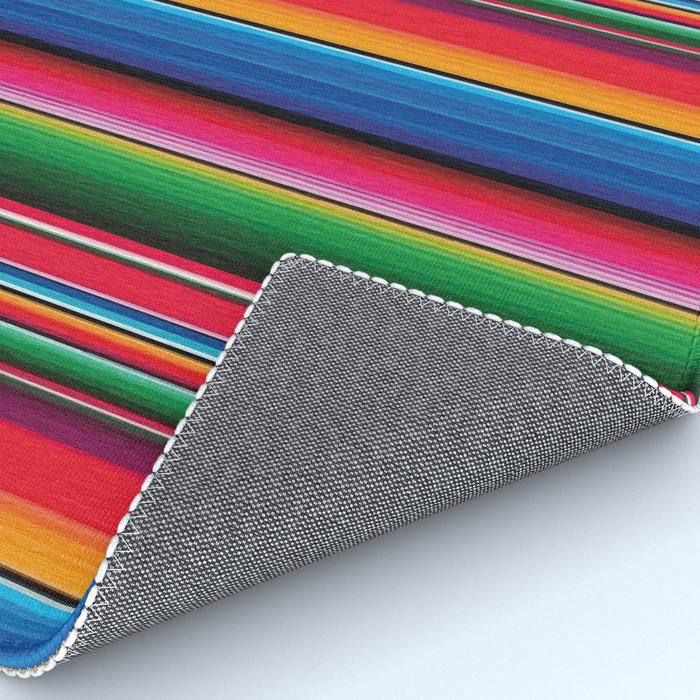 Serape Saltillo Red Rug Gallery Image 4