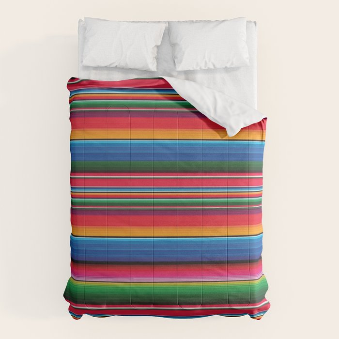 Serape Saltillo Red Comforter Gallery Image 6