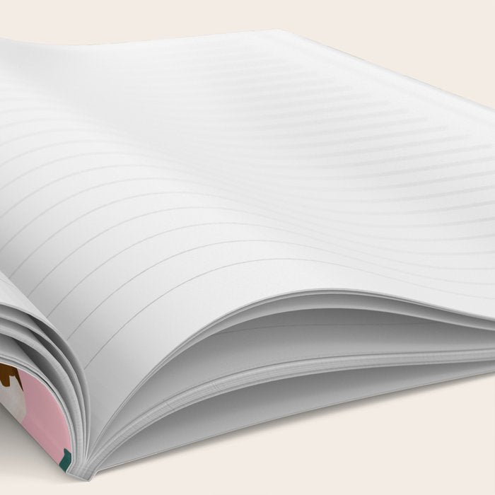 Horses floral horse breeds farm animal pets Notebook Gallery Image 2