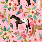 Horses floral horse breeds farm animal pets Coffee Mug Gallery Image 2