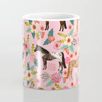 Horses floral horse breeds farm animal pets Coffee Mug Gallery Image 4
