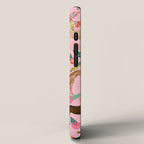 Horses floral horse breeds farm animal pets iPhone Case Gallery Image 2