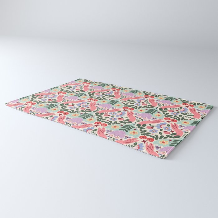 Folk Flora - Liberty Rug Gallery Image 3