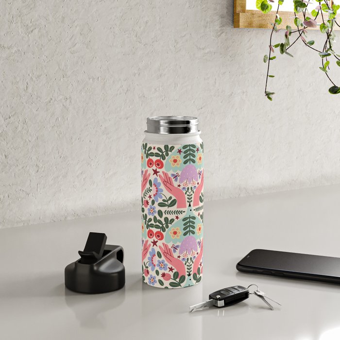 Folk Flora - Liberty Water Bottle Gallery Image 4