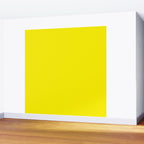 Modern abstract bright yellow neon color Wall Mural Gallery Image 2