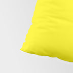 Modern abstract bright yellow neon color Pillow Sham Gallery Image 4