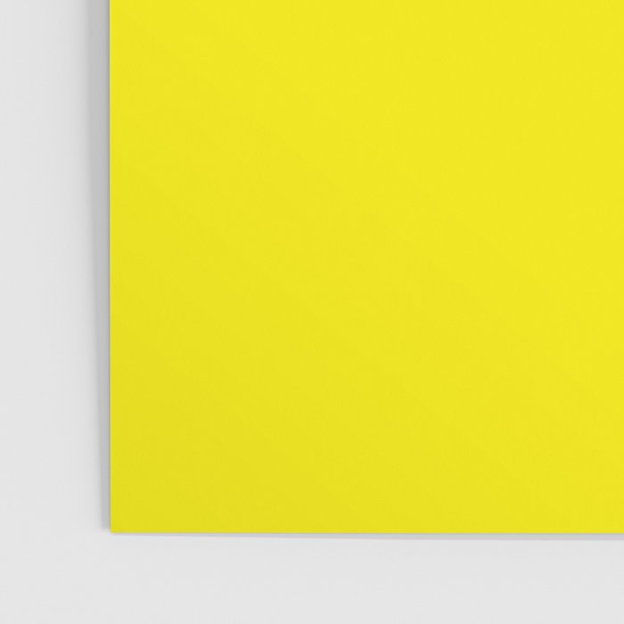 Modern abstract bright yellow neon color Poster Gallery Image 3
