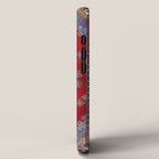 Red Diamond Blue Bluffs Kazak Persian Handmade Rugs  iPhone Case Gallery Image 2